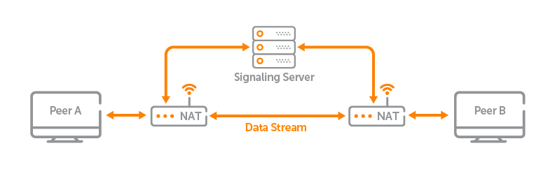 WebRTC NAT 和信令工作流